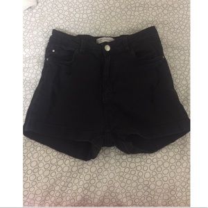 Bershka black shorts